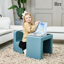 [이쯔] 포포 아기쇼파 / 유아 어린이 선물 책상 의자 소파, 색상선택:카키