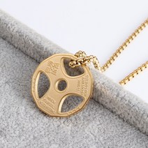 목걸이 펜던트 바벨 플레이트 웨이트 아령 보디 빌딩 피트니스 스포츠 남성 영감을 주는 체육관 운동 주얼리