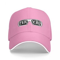 100%고글Ferxxo 안경 티셔츠-Feid 로고 클래식 스티커 야구 모자 해변 푹신한 남아 여성용, 06 Pink