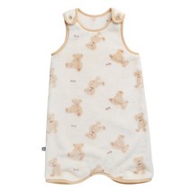 그린베베 국내생산 겨울용 포근베어 극세사 수면조끼(롱)