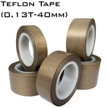 고온 내열 테프론 테이프 PTFE Teflon Tape AG-03 국산 40mm(0.13T), 40폭