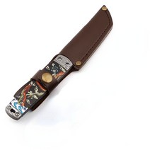 수공구 부품 액세사리 멋진 손잡이 중국 신 드래곤 캠핑 생존 전술 고경도 다기능 야외 칼 휴대용 소형 스트레이트 나이프, [02] gold