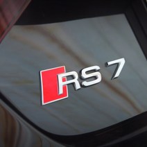 트루커버 아우디 공용 RS 엠블럼, RS7-블랙