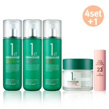 더마쉐어 스킨케어 4종세트 민감성 트러블케어 진정 보습 주름케어 블레미쉬앰플200mL+포어앰플200mL+크림토너200mL+수딩크림70mL+멀티밤(사은품)
