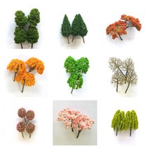 나무모형 39종/건축모형 디오라마 조경재료 모형나무, 3.녹색나무모형-B90-7cm 6개입/T-3