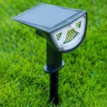 에이치케이셀 LED 태양열 F22 전투기 스포트라이트 2개 1세트, RGB컬러등