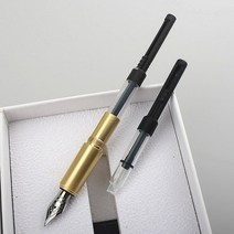 벼루 먹 서예용품 5 개 푸시 풀 2.6MM /3.4MM 만년필 잉크 카트리지 컨버터, 01 caliber 2.6mm