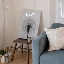 발루아 LED 시계용 액자+LED벽시계 액자, 11.민들레 + 24cm LED벽시계