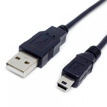 USB2.0 미니5핀 케이블 AM-Mini5P 디지털카메라 캠코더 외장하드 연결케이블 0.15m~5m 284611, 2m, 1개