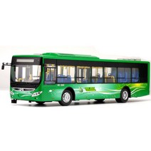 1:42 고속버스모형 다이캐스트 공항 버스 미니어쳐 전시 하이브리드, 6125 하이브리드 로드 씬 패드 포함