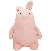 [토끼인형만들기태교] 라움생 애착 인형 곰 토끼인형 모찌 귀여운 동물 큰 대형 신생아 아기 유아 수면 봉제 수제 핸드메이드 애착인형, 핑크, XL-85cm