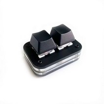 복사 및 접착제 2 키 키보드 SAYO OSU 키패드 Hotswap 한 손으로 기계식 게임용 RGB 미니 USB macros 용, 블루 스위치, 2keys 2