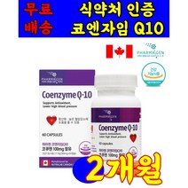 코엔자임 큐 10 항산화 비타민 파마젠 캐나다 직수입 수입 Q10 코앤자임 코엠자임 코자인 코쿠텐 고큐텐 코큐텐 항산화 방지 혈압 영양제 o 약 아님 캡슐 약 x 코스트코 홈쇼핑, 60캡슐 2개월분 X 1상자