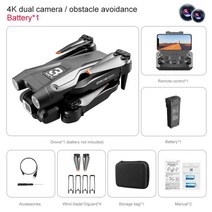 미니 Z908 pro 프로 드론 4K HD 전문 듀얼 카메라 광학 흐름 현지화 장애물 회피 헬리콥터 무인 항공기, Z908 Pro 1 Battery