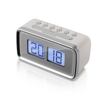 브리츠 클래식 듀얼 알람시계 FM라디오, BZ-CR9910 화이트