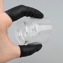 비즈 DM 우편 우체국 손가락고무장갑 손가락고무골무, 색상, 검정
