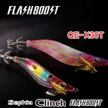 시마노 세피아 클린치 플래시부스트 QE-X30T (3호/15g) 루어낚시 하드베이트 무늬오징어에기, 004