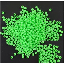 플라스틱구슬 (연두)- 3mm 500개입