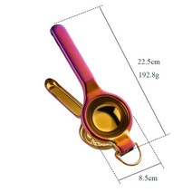 쥬스믹서기 과즙기 쥬서기 가정용 과일 레몬 수동 착즙기 시트러스 오렌지 핸드 압착기 프레스 기계 스테인, 04 2pcs no.3