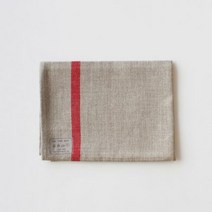 포그린넨 fog linen work 키친클로스 레드라인 내츄럴