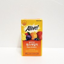 Alive 얼라이브 원스 데일리 멀티 비타민 1개, 한 통
