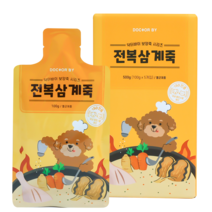 닥터바이 강아지 보양식 전복 삼계죽 애견특식 영양식 5개입, 1SET