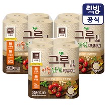 [삼정펄프] 그루 무표백 키친타월 230매 4롤X3팩, 그루 키친타월 230매 4롤X3팩