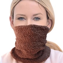 겨울 방한 목토시 멀티스카프 넥워머 탁텔, 블랙