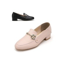 [미소페] 여성 골드 체인장식 로퍼 012119705 3cm