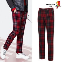 [마코 SALE] (남성)체크패턴디자인팬츠_MIM4LP03