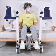 장애인리프트 휠체어리프트 다기능 유압 리프트 시프터 마비 된 노인 리프팅 전송 장치 장애인 화장실 의자 홈, [07] 화장실 난간-파란색