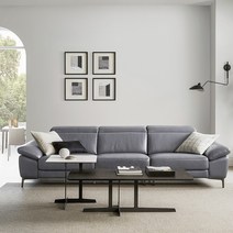 까사미아 비엘라 3인소파_BG, 컬러옵션:베이지 그레이