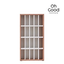 케인 20칸 원목 4단 수납 책장 840, 진그레이