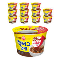 오뚜기 컵밥 햄버그덮밥, 280g, 2개