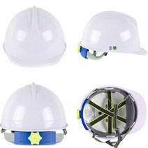 국제안전물산 현장 보안경 고글일체형 안전모 작업모자 작업용모자, 아이보리 1개