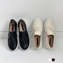 (255-270mm) 빅사이즈 스니커즈 테슬장식 플랫폼 캐주얼 단화 로퍼 3cm
