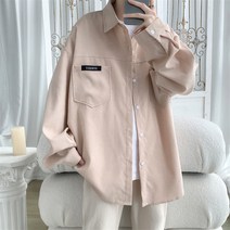 청 데님 오버핏 체크 가을 파랑 남성 셔츠 남방 와이셔츠 정장 코트 와이셔츠 린넨 골덴 패딩
