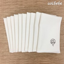 무형광!무나염! 무자극! 거즈 엠보 손수건 10장세트(오가닉), 단품