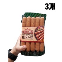[코스트코]동원 캠핑&통그릴 껍질이 없어 부드러운 부어스트500g-3개 후랑크소시지, 3개