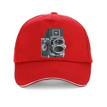 롤라이플렉스Ⅰ 롤라이35 롤라이플렉스 카메라 롤라이Rolleiflex 카메라 야구 모자 새로운 캡, 05 P-Red