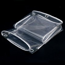 투명천막 몽골천막 천막 코스트코 이동식 조립식 그늘막 0.55mm 투명 pvc 타포린 방수 천 창 방풍 방수 커버 쉼터 야외 캠핑 텐트 천막 방수포, 맞춤형