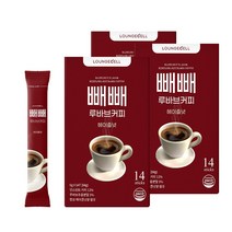 빼빼루바브커피 헤이즐넛향 14포 3박스
