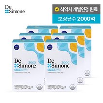 드시모네 데일리 6박스 (6개월분 보장균수 2000억), 단일속성