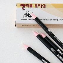 어룸 [12개입] 팬더표 초자고펜 초크색연필 초초크 초크, 12개