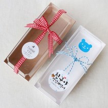 위dhns_GM11 샌드직사각상자 (화이트) 10매 답례품 쿠키 선물케이스 디자인 미니 포장용 초콜렛 예쁜 기프트 종이♥dhn, ♥happynesss, 7dnlemwn77★