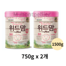 파스퇴르 위드맘 제왕 분유 3단계, 1500g, 3개