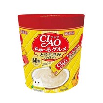 이나바 챠오츄르 고양이 간식 대용량 구르메 3종 버라이어티팩 60p, 닭가슴살, 2set