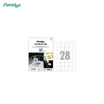 [SJ] QR전용방수라벨 28칸 QRP-3990 10매 폼텍 ( SJ 42000EA ), 본상품