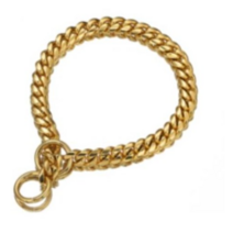 고급 대형견 스테인레스체인목걸이 리드줄 산책목줄 불독 골드체인 도베르만 로프, 골든_폭 : 14MM 길이 : 40CM