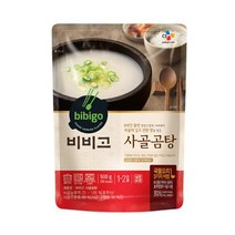 CJ더마켓 간편식 즉석식품 국레시피 탑티어 비비고 사골곰탕 국 탕 찌개 밀키트 500G, 3개
